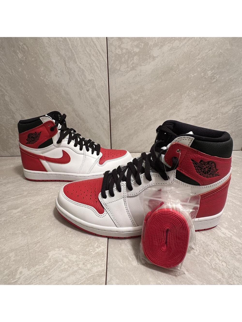 Nike Air Jordan 1 Retro High OG Heritage Chicago white/red/black sneakers Size 9 - Picture 6 of 12
